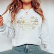 Load image into Gallery viewer, "Golden Bronze Ombre Book Heart" Sweatshirt for Readers