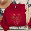 Load image into Gallery viewer, "Golden Bronze Ombre Book Heart" Sweatshirt for Readers