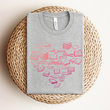 Load image into Gallery viewer, "Pink Book Heart" T-Shirt for Book Lovers