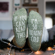 Load image into Gallery viewer, If you can read this... I'm so freaking cold" Christmas Winter Gift Socks