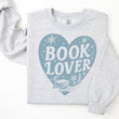 Load image into Gallery viewer, "Book Lover" Cozy Winter Sweatshirt