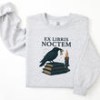 Load image into Gallery viewer, "Ex Libris Notem" Halloween Comfy Sweatshirt