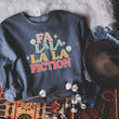 Load image into Gallery viewer, "Fa La La Fiction" Holiday Sweatshirt