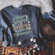 Load image into Gallery viewer, "Have Yourself a Bookish Little Christmas" Cozy Sweatshirt
