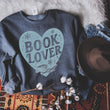 Load image into Gallery viewer, "Book Lover" Cozy Winter Sweatshirt