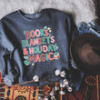 Load image into Gallery viewer, "Books, Blankets & Holiday Magic" Sweatshirt
