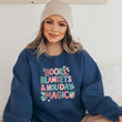 Load image into Gallery viewer, "Books, Blankets & Holiday Magic" Sweatshirt