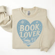 Load image into Gallery viewer, "Book Lover" Cozy Winter Sweatshirt