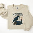 Load image into Gallery viewer, "Ex Libris Notem" Halloween Comfy Sweatshirt