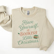 Load image into Gallery viewer, "Have Yourself a Bookish Little Christmas" Cozy Sweatshirt