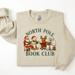 Load image into Gallery viewer, "North Pole Book Club" Cozy Christmas Sweatshirt