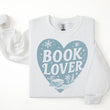 Load image into Gallery viewer, "Book Lover" Cozy Winter Sweatshirt