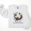 Load image into Gallery viewer, "Witch's Reading Hour" Distressed Halloween Comfy Sweatshirt