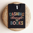 Load image into Gallery viewer, "Dashing Through the Books" Christmas Tee