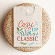 Load image into Gallery viewer, "Cozy Up With a Classic" Winter Themed Tee