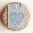 Load image into Gallery viewer, "Book Lover" Winter Themed Tee