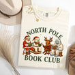 Load image into Gallery viewer, "North Pole Book Club" Festive Christmas Tee