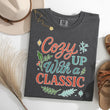 Load image into Gallery viewer, "Cozy Up With a Classic" Winter Themed Tee
