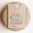 Load image into Gallery viewer, "Cozy Up With a Classic" Winter Themed Tee