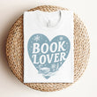 Load image into Gallery viewer, "Book Lover" Winter Themed Tee