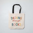 Load image into Gallery viewer, "Dashing Through the Books" Book Bag