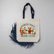 Load image into Gallery viewer, "North Pole Book Club" Christmas Characters Book Bag
