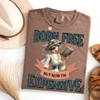 Load image into Gallery viewer, "Born Free, But Now I'm Expensive" Book Lover T-Shirt