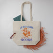 Load image into Gallery viewer, "Just a Girl Who Loves Books" Large Canvas Book Bag