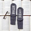 Load image into Gallery viewer, "There is No Such Thing... As Too Many Books" Women's Socks for Readers