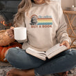 Load image into Gallery viewer, "Save a Writer, Buy a Book" Retro, Author Appreciation Unisex Sweatshirt