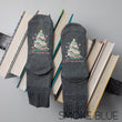 Load image into Gallery viewer, Christmas Tree Themed "All Booked... For Christmas" Women's Christmas Socks