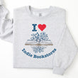 Load image into Gallery viewer, "I Love Indie Bookstores" Floral Sweatshirt