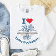 Load image into Gallery viewer, "I Love Indie Bookstores" Floral Sweatshirt