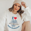 Load image into Gallery viewer, "I Love Indie Bookstores" Floral Sweatshirt