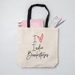 Load image into Gallery viewer, "I Love Indie Bookstores" Script Tote Bag