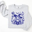 Load image into Gallery viewer, Blue Witch Reading Halloween Comfy Sweatshirt