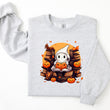 Load image into Gallery viewer, Ghost in the Book Stacks Cozy Halloween Sweatshirt