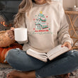 Load image into Gallery viewer, Book Christmas Tree "All Booked Up for Christmas"  Reader Gift Unisex Sweatshirt