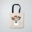 Load image into Gallery viewer, "Booooks" Cute Ghost Halloween Tote Bag
