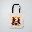 Load image into Gallery viewer, Ghost in the Book Stacks Halloween Tote Bag
