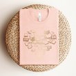 Load image into Gallery viewer, Golden Bronze Ombre Book Heart" T-Shirt for Readers
