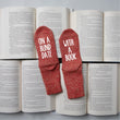 Load image into Gallery viewer, "On a Blind Date With A Book"  Women's Book Socks