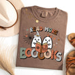 Load image into Gallery viewer, "Read More Booooks" Ghost Cotton Tee