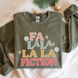 Load image into Gallery viewer, "Fa La La Fiction" Holiday Sweatshirt