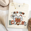 Load image into Gallery viewer, "Read More Booooks" Ghost Cotton Tee