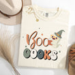 Load image into Gallery viewer, "Boooooks" Ghost and Book Themed Halloween Cotton T-Shirt