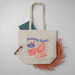 Load image into Gallery viewer, "Reading Books I Can't Emotionally Handle" Large Canvas Book Bag