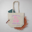 Load image into Gallery viewer, "Time Spent With Books & Cats is Never Wasted" Large Canvas Book Bag