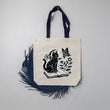 Load image into Gallery viewer, Cat and Book Halloween Book Bag