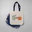 Load image into Gallery viewer, "Boo" Pumpkin and Reading Ghost Book Bag